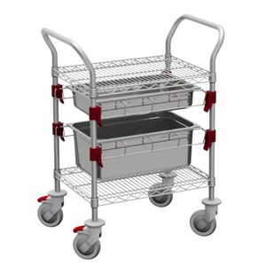 carrello per vassoi gastronorm