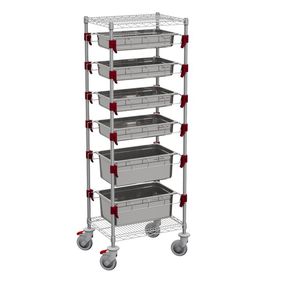 carrello per vassoi gastronorm