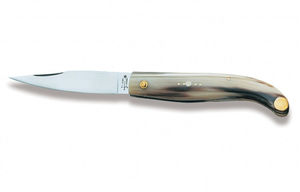 coltello tascabile con manico in corno