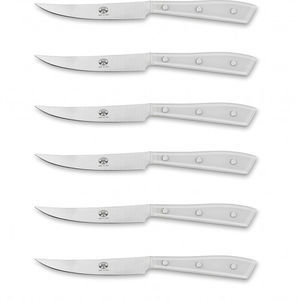 coltello da bistecca con manico in PMMA