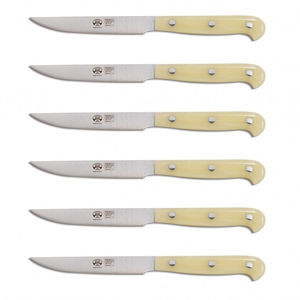 coltello da bistecca con manico in PMMA