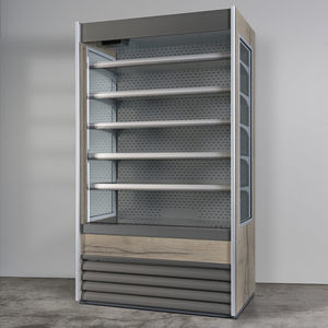 vetrina refrigerata con scaffali