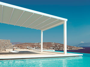 pergola addossata