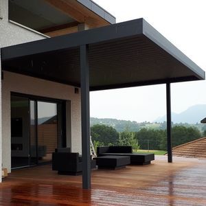 pergola addossata