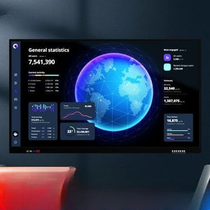 display LED con touch screen