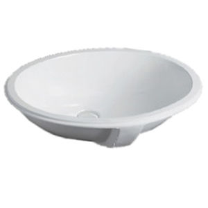 lavabo da incasso / ovale / in composito / moderno