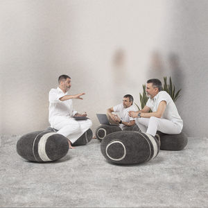 pouf contemporaneo