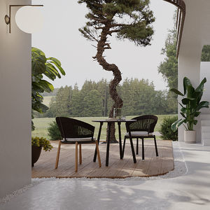 sedia da giardino contemporanea
