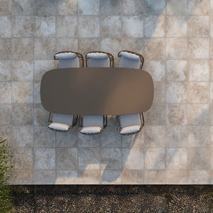 sedia da giardino contemporanea
