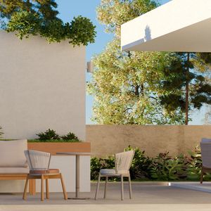 sedia da giardino contemporanea