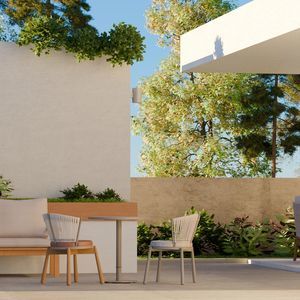 sedia da giardino contemporanea