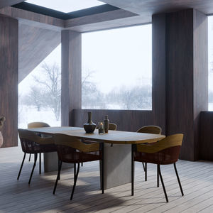 sedia da pranzo contemporanea