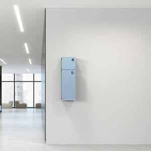 supporto porta estintore in acciaio