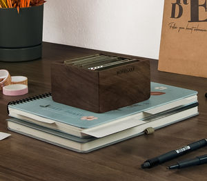 organizzatore per ufficio in legno