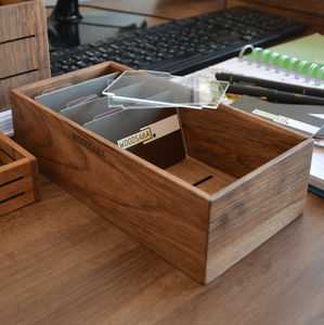 organizzatore per ufficio in legno 1