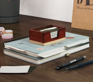 organizzatore per ufficio con finitura ontano 1