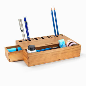 organizzatore per ufficio in legno 1