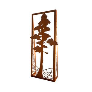 rete frangivista in corten