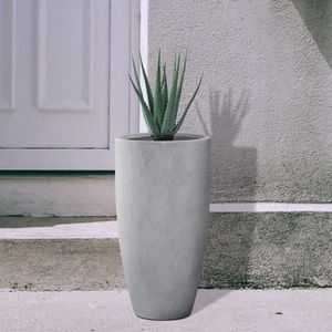 vaso da giardino in fibra di vetro