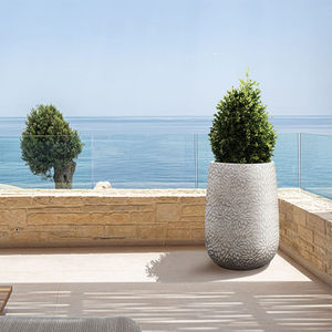 vaso da giardino in fibra di vetro