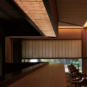 soffitto teso in bambù
