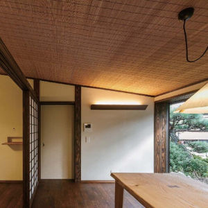 soffitto in bambù