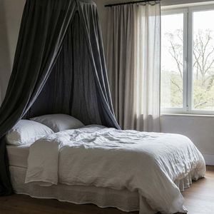coordinato letto in lino