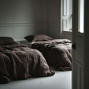 coordinato letto in lino