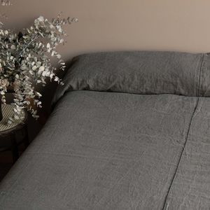 coordinato letto in lino