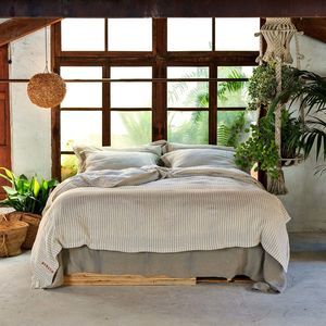 coordinato letto in lino