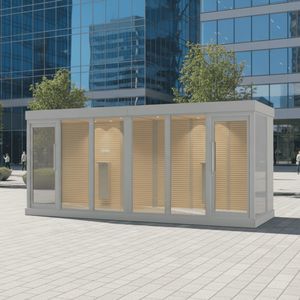 cabina fumatori da esterno