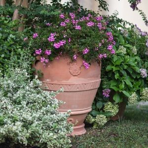 vaso da giardino in terracotta