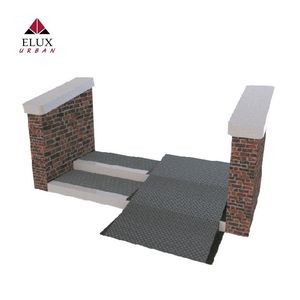 rampa d'accesso in alluminio
