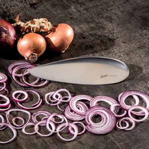 coltello da cucina con manico in acciaio inossidabile
