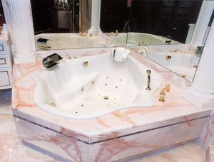 vasca da bagno d'angolo