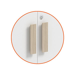 maniglia per mobile in legno