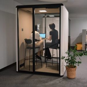 isola di privacy per ufficio acustica
