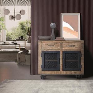 credenza in stile industriale