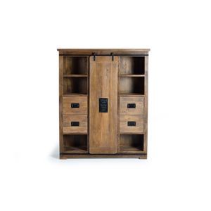 credenza con alzata contemporanea