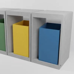 copertura per contenitori per riciclaggio 1