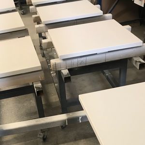 piano per tavolo in lava smaltata