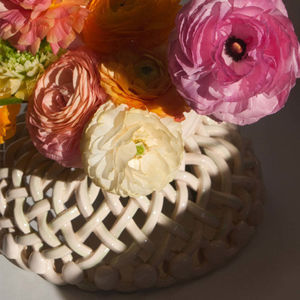 fruttiera in ceramica smaltata