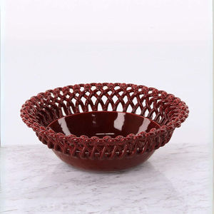 cestello in ceramica smaltata