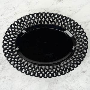 piatto da portata in ceramica smaltata