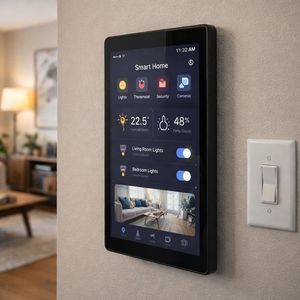 touch screen per sistema domotico
