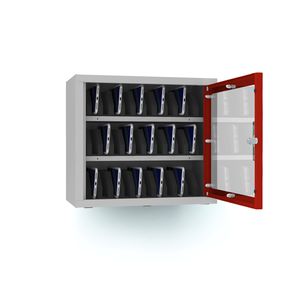 contenitore a scomparti in acciaio