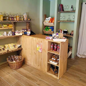 bancone in legno massiccio