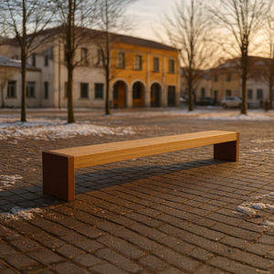 panca per spazi pubblici design minimalista