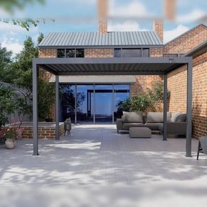 pergola addossata