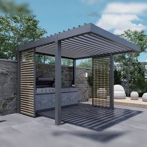 pergola addossata